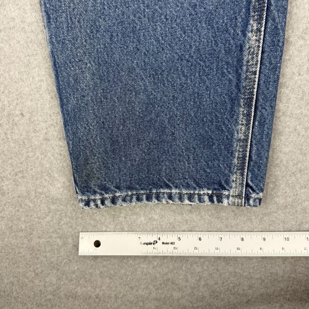 Vintage Carhartt Pants Mens 31x31 Light Wash Double Knee Rivets B73 Distressed - Picture 16 of 16